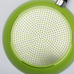 GSW Pfannen-Set Nova 3-tlg. Grün, Aluminium, Kunststoff, Bratpfanne ø Ca. 20 X H 4,2cm / ø Ca. 24 X H 4,4cm / ø Ca. 28 X H 4,8cm -Günstiges Herd Genuss Geschäft 95d74f8bd07bc16e4fe148927f41372b