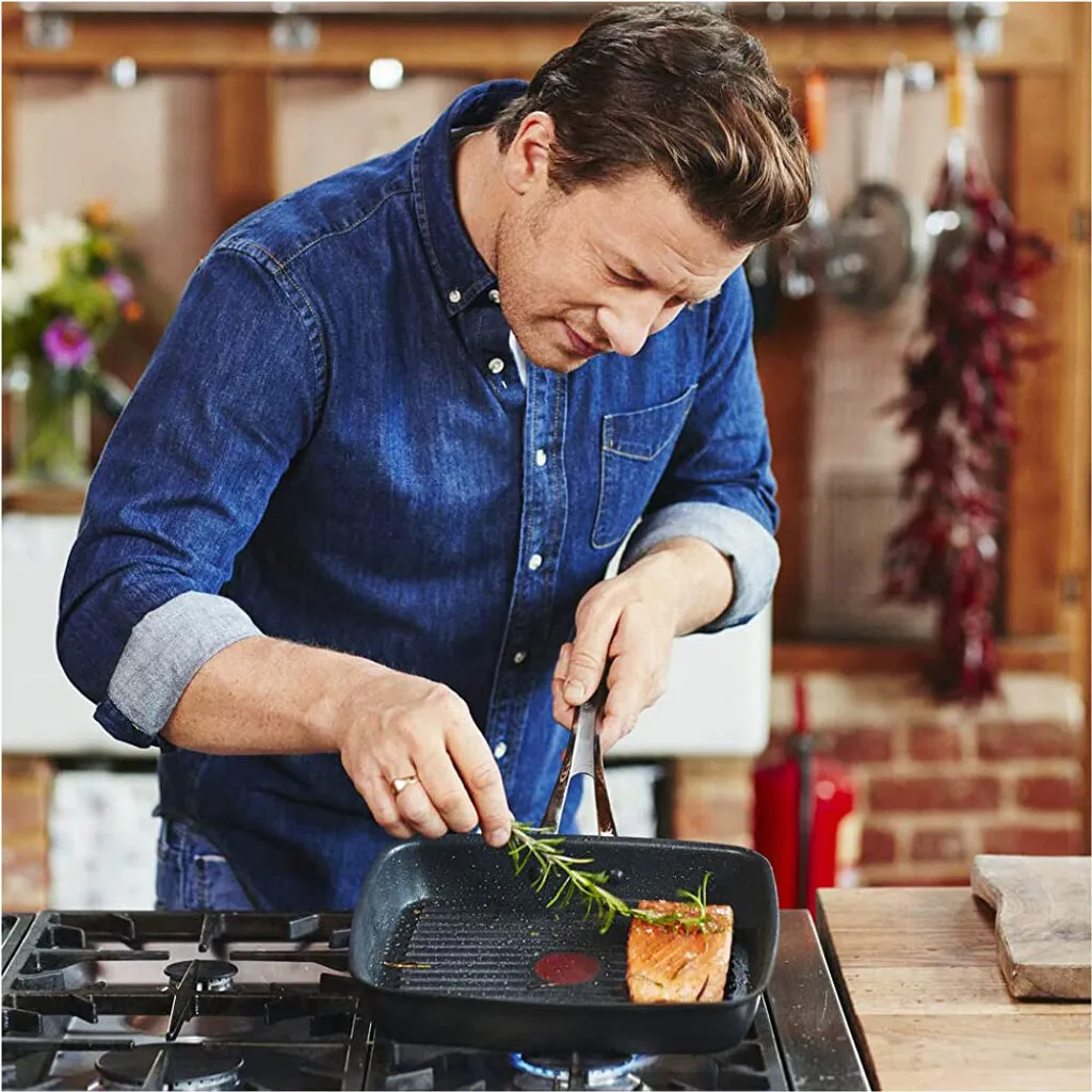 Tefal E21141 Jamie Oliver Premium Induction Grillpfanne 30cm 11 Tefal E21141 Jamie Oliver Premium Induction Grillpfanne 30cm – Bild 9