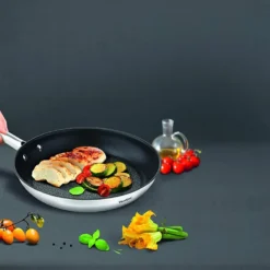 Tefal Duetto 3-teiliges Bratpfannen-Set, 20/24/28 Cm, Antihaftbeschichtung, Geeignet Für Alle Herdarten, Auch Für Induktionsherde, Edelstahl/schwarz -Günstiges Herd Genuss Geschäft a442c9db2e2a44fd9b2a295fe9bc3c5a