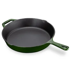 Navaris Grillpfanne Bratpfanne Pfanne Aus Gusseisen - 30cm Gusspfanne Steakpfanne Gusseisenpfanne - Bräter Für Steak Fleisch Gemüse - Emailliert -Günstiges Herd Genuss Geschäft ab321cdca65bc6283c3a1c16187ea7b4