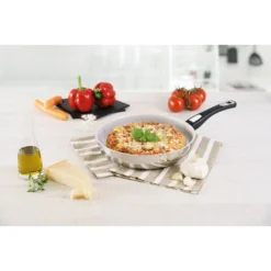 Genius Cerafit Steel Bratpfanne 28cm + Glasdeckel - Ofenfeste Keramikpfanne Mit Abnehmbarem Griff Für Alle Herdarten; A24665 15 Genius Cerafit Steel Bratpfanne 28cm + Glasdeckel - Ofenfeste Keramikpfanne Mit Abnehmbarem Griff Für Alle Herdarten; A24665 -Günstiges Herd Genuss Geschäft aff917a2c5a360b2fa4e2c3a5dde8dae