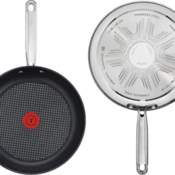 Tefal Ultimum Bratpfanne 24 Cm, Titanium Antihaftversiegelung, Thermo-Signal-Technologie, Gleichmäßige Hitzeverteilung, Backofengeeignet, Für Alle Gängigen Herdarten Inkl. Induktion -Günstiges Herd Genuss Geschäft b294e543cefbc0e5a6d19b6a1e0aedbd