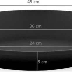 BBQ-Toro Paella Pfanne, 6 Personen | Ø 36 Cm | Gusseisen Grillpfanne Mit Griffen