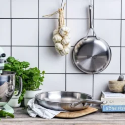 KitchenAid Pfannenset Multi-Ply Stainless Steel- ø 24 Und 28 Cm - Ohne Antihaftbeschichtung -Günstiges Herd Genuss Geschäft bcdc7ac74b1fb3253c949c300961b8c2