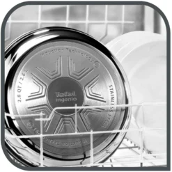 Tefal Pfannenset INGENIO 24/28cm L94092 + 2 X Jamie Oliver Glasdeckel 24/28cm + 2 Griffe + Ingenio Pfannenwender -Günstiges Herd Genuss Geschäft bd4727cfa3692e86c5dbb6ee1514e882