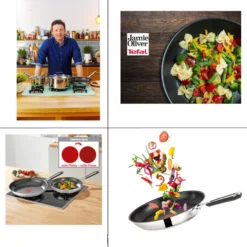 Tefal E76 Jamie Oliver Pfannenset Induktion 6 TLG Set 12,- Hohe Wokpfanne Mit Deckel 28cm, Pfanne 28 Cm + 24cm, Edelstahl 18/10 Rostfrei, Spülmaschinenfest, Antihaft-beschichtet 14 Tefal E76 Jamie Oliver Pfannenset Induktion 6 TLG Set 12,- Hohe Wokpfanne Mit Deckel 28cm, Pfanne 28 Cm + 24cm, Edelstahl 18/10 Rostfrei, Spülmaschinenfest, Antihaft-beschichtet -Günstiges Herd Genuss Geschäft c008120d4f496f34d22f4985b165cf85