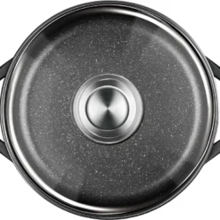 Smile - 10-teiliges Kochgeschirr-Set - Antihaftbeschichtung - Schwarz ,MGK-17 -Günstiges Herd Genuss Geschäft c058df506b38e329e3a62cb4b13bb4a7