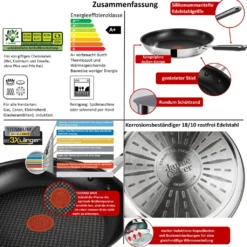 Tefal E76 Jamie Oliver Pfannenset Induktion 6 TLG Set 12,- Hohe Wokpfanne Mit Deckel 28cm, Pfanne 28 Cm + 24cm, Edelstahl 18/10 Rostfrei, Spülmaschinenfest, Antihaft-beschichtet 13 Tefal E76 Jamie Oliver Pfannenset Induktion 6 TLG Set 12,- Hohe Wokpfanne Mit Deckel 28cm, Pfanne 28 Cm + 24cm, Edelstahl 18/10 Rostfrei, Spülmaschinenfest, Antihaft-beschichtet -Günstiges Herd Genuss Geschäft c670402b2a0370b697190556543fc750