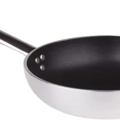 Pentole Agnelli ALSA2111BS28 Platin Versenkte Hochbratpfanne, Aluminium, 5 Mm Dick, Mit Edelstahlrohrgriff, 28 Cm -Günstiges Herd Genuss Geschäft c93d253b29f96eaa6ab19efb351c4f64