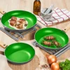 3tlg. Pfannen Set Grün Bratpfannen Ø20/24/28cm Antihaft Griffe Abnehmbar Elektro 1 3tlg. Pfannen Set Grün Bratpfannen Ø20/24/28cm Antihaft Griffe Abnehmbar Elektro -Günstiges Herd Genuss Geschäft cc8f9718cf695a766773ed64911ce78f