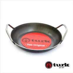 Turk 65930 Servierpfanne Aus Schmiedeeisen, 28 Cm, 2 Griffe, Grau (1 Stück) -Günstiges Herd Genuss Geschäft ce053b14a1e95d33204340f6ca99e15c