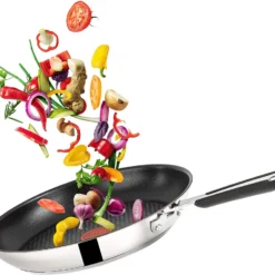 Tefal J90929 Jamie Oliver Pfannenset Induktion 4 TLG, Set Angebot, Pfanne 28 Cm + Pfanne 24 Cm, Edelstahl -Günstiges Herd Genuss Geschäft cf8518bb2bfc08d2075fd84340b89484