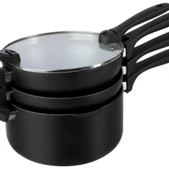 Russell Hobbs RH Pfannen Set 4-tlg. Stapelbar -Günstiges Herd Genuss Geschäft d16386d7eda53b8a5d76a60a30098e38