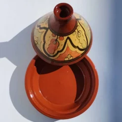 Marokkanische Tajine Doukala 34 Cm Glasiert | Kochen Für 4-6 Personen | Handbemalte Tagine Aus Marokko -Günstiges Herd Genuss Geschäft d420ab7afe84e7e48cb3bc2937381d43