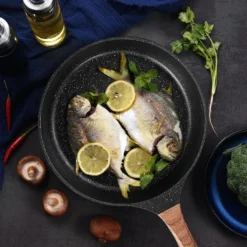 Daynee Antihaft Bratpfanne 28cm Bratpfanne Induktion Mit Echten Steinpartikeln Pfanne Mit Deckel Bratpfanne Geeignet Für Induktion, Gasherde, Elektro -Günstiges Herd Genuss Geschäft d58f6ffa10080f3020b69f60bb2ca97f