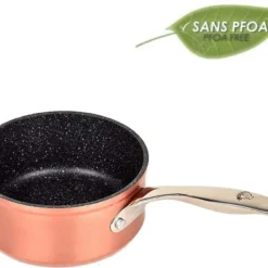 Excellence Cuivre Ø16 Cm By Kitchen Pro - Stielkasserolle 16cm Ohne Deckel, Kochtopf Klein 1,5 Liter, Aus Kupfer Und Rostfreiem Edelstahl - Induktion -Günstiges Herd Genuss Geschäft d7667f6b163d6c04e90ba5544b213951