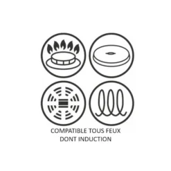 TEFAL G2550102 19 Cm UNBEGRENZTE Pfanne - Alle Kochfelder Einschließlich Induktion - Schwarz -Günstiges Herd Genuss Geschäft d94fe5bef44c03b8984e47a085fbf8f3