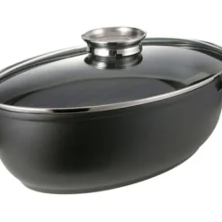 Alu - Guß Bräter Mit Glasdeckel, 8,3 Ltr Antihaftbeschichtet -Günstiges Herd Genuss Geschäft da80285501e9247fb1e2cbab2d1c5864