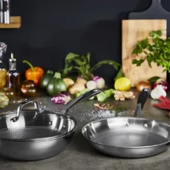 Tefal ETERNAL MESH Pfannenset °24/28cm + WOK °28cm Mit Glasdeckel + Ingenio Pfannenwender 8 Tefal ETERNAL MESH Pfannenset °24/28cm + WOK °28cm Mit Glasdeckel + Ingenio Pfannenwender -Günstiges Herd Genuss Geschäft dc7ff20f8db7ef4900ed1227c32ae257