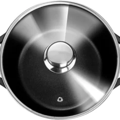 Smile MGK-12 Kochtopf, Geschmiedetes Aluminium, Schwarz -Günstiges Herd Genuss Geschäft e50ae3129f167fe13daf3c94b57f80b3