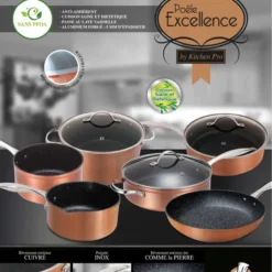 Excellence Sauteuse Ø28 Cm By Kitchen Pro - Schmorpfanne 28cm Mit Deckel, Pfanne, Aus Kupfer Und Rostfreiem Edelstahl, Induktion -Günstiges Herd Genuss Geschäft e8f2f003cdf9c2ef0aca370ecb4996d1 1