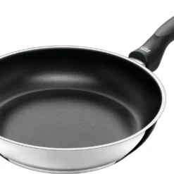 Silit Domus Bratpfanne Induktion 28 Cm Hoch, Edelstahl Beschichtet, Kunststoffgriff, Für Schonendes Braten