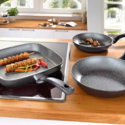 Pfannen-Set Gourmet Granit 3-tlg. -Günstiges Herd Genuss Geschäft eefb494cf6f6fa7c001ae38b046c2569