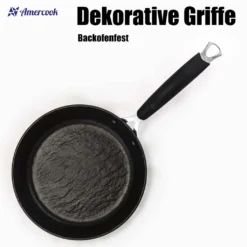 AMERCOOK Rockstone Bratpfanne 20 Cm - Universal-Pfanne Mit Aluminiumkern Bratpfanne - Für Alle Herdarten Zum Braten, Kochen Und Schmoren Induktionsgeeignet Bratpfanne Antihaft-beschichtet -Günstiges Herd Genuss Geschäft f0e43d60ffeeeaa27b2f6be0cbcb72ca