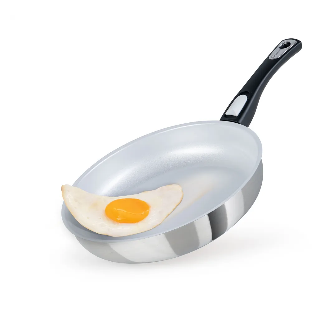 Genius Cerafit Steel Bratpfanne 28cm + Glasdeckel - Ofenfeste Keramikpfanne Mit Abnehmbarem Griff Für Alle Herdarten; A24665 9 Genius Cerafit Steel Bratpfanne 28cm + Glasdeckel - Ofenfeste Keramikpfanne Mit Abnehmbarem Griff Für Alle Herdarten; A24665 – Bild 7