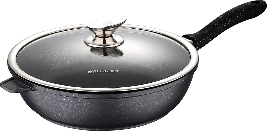 Bratpfanne 28cm Mit Deckel Induktion Marmor Antikratz Pfanne ALUGUSS Grillpfanne 3 Bratpfanne 28cm Mit Deckel Induktion Marmor Antikratz Pfanne ALUGUSS Grillpfanne