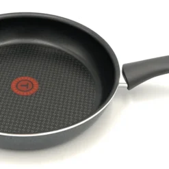 Tefal Elegance C36706, Rund, Allzweckpfanne, Schwarz, Titanium-Kraft, 175 °C, Aluminium -Günstiges Herd Genuss Geschäft f6a99a8f860b2d6c00581597a62d5892