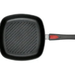 WOLL 'Diamond LITE Induktion Steakpfanne Viereckig, AS 28x28cm, H 4cm Mit Rillen -Günstiges Herd Genuss Geschäft f96faaa557c80c9a3adf45b9d541c878