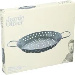 Jamie Oliver Grillpfanne - Antihaft - Mit Griffen - Spülmaschinenfest - Ø 30cm - Kohlenstoffstahl -Günstiges Herd Genuss Geschäft f9b5dc7c3ae0fd186270f0c2d53c6e61