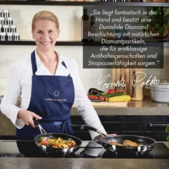CORNELIA POLETTO BY ZWILLING Bratpfannen, Set 3-teilig (20 Cm + 24 Cm + 28 Cm) -Günstiges Herd Genuss Geschäft fb28e20624edb5bb900f75e2fe217713